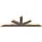 Ekena Millwork Saratoga Smooth Timber Gable Bracket, Douglas Fir, 84"W x 28"H x 3 1/2"D x 5 1/2"F, 8/12 Pitch GBW084X28X0406SAR00SDF - alternate 3